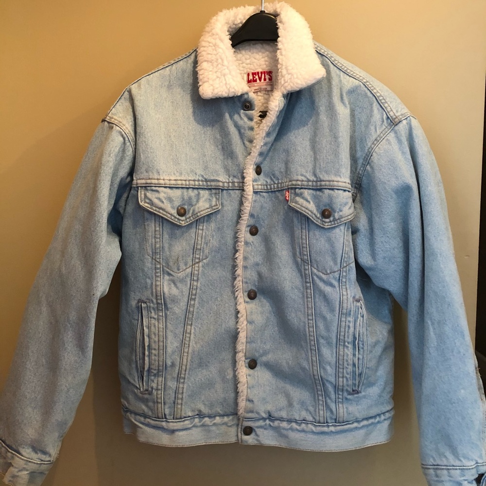 Vintage Levi Sherpa Jean jacket